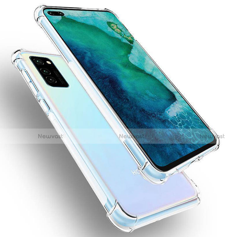 Ultra-thin Transparent TPU Soft Case K04 for Huawei Honor View 30 5G Clear