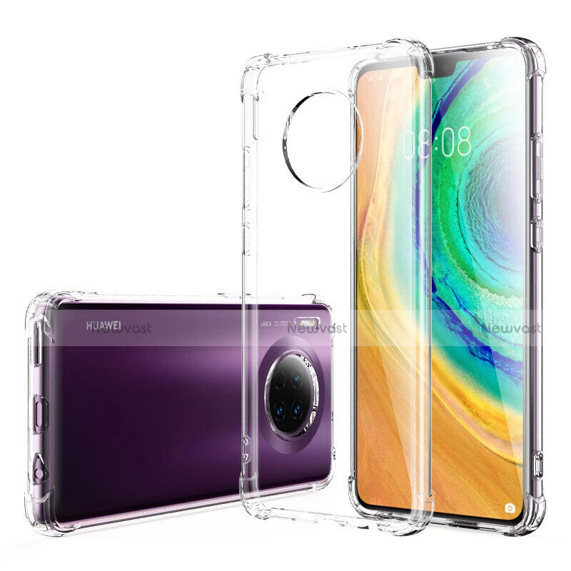 Ultra-thin Transparent TPU Soft Case K04 for Huawei Mate 30 Pro 5G Clear