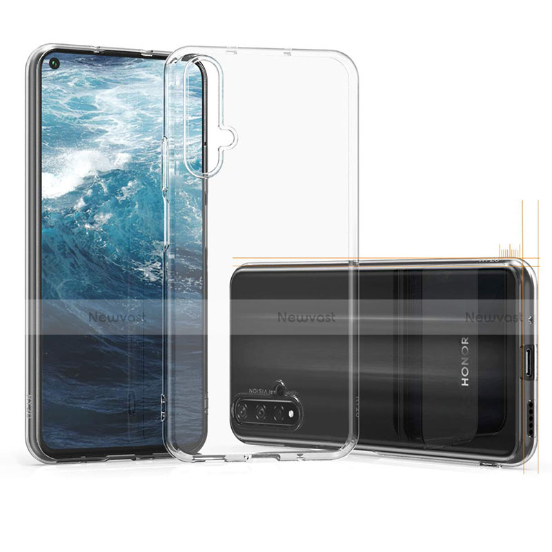 Ultra-thin Transparent TPU Soft Case K04 for Huawei Nova 5T Clear