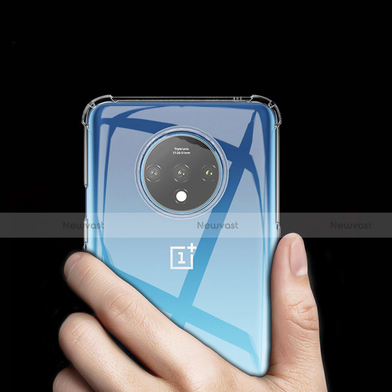 Ultra-thin Transparent TPU Soft Case K04 for OnePlus 7T Clear