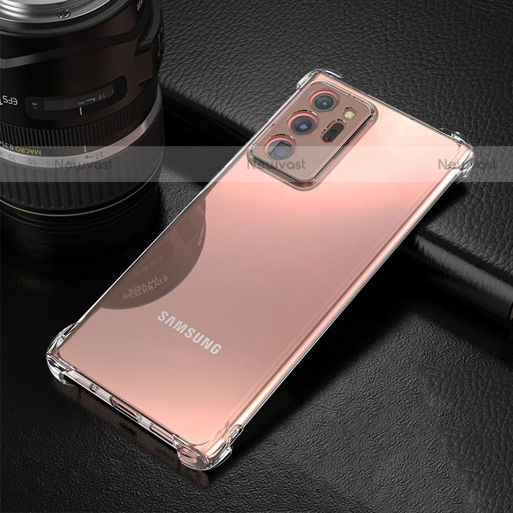 Ultra-thin Transparent TPU Soft Case K04 for Samsung Galaxy Note 20 Ultra 5G Clear