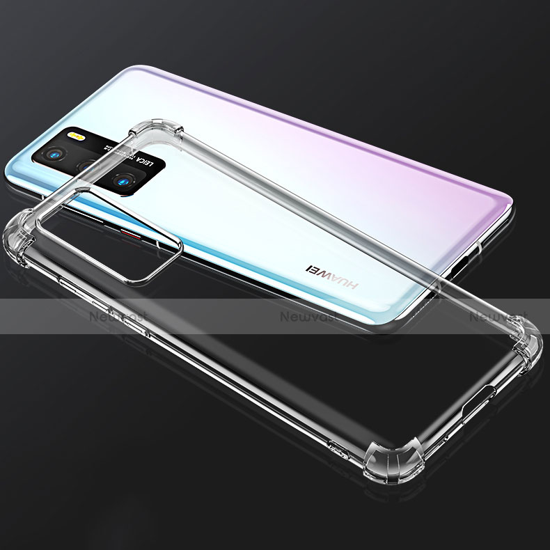 Ultra-thin Transparent TPU Soft Case K05 for Huawei P40 Clear