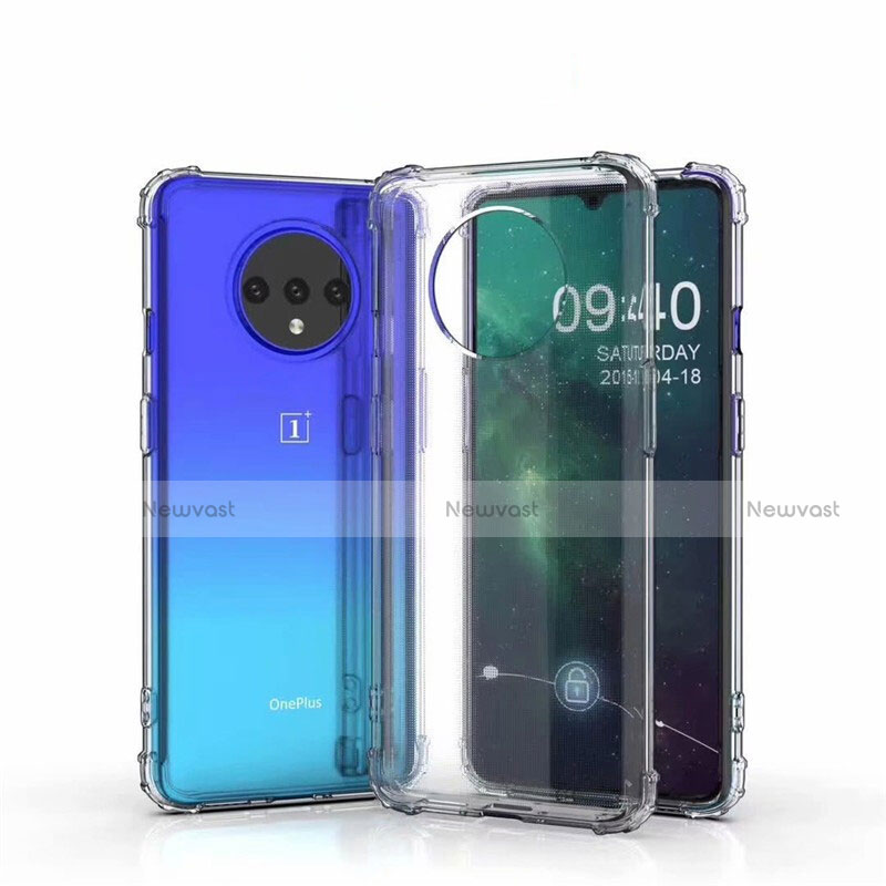 Ultra-thin Transparent TPU Soft Case K05 for OnePlus 7T Clear