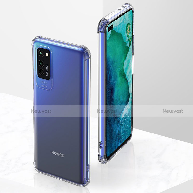 Ultra-thin Transparent TPU Soft Case K06 for Huawei Honor View 30 Pro 5G Clear