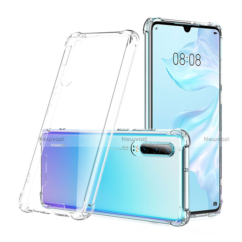 Ultra-thin Transparent TPU Soft Case K06 for Huawei P30 Clear