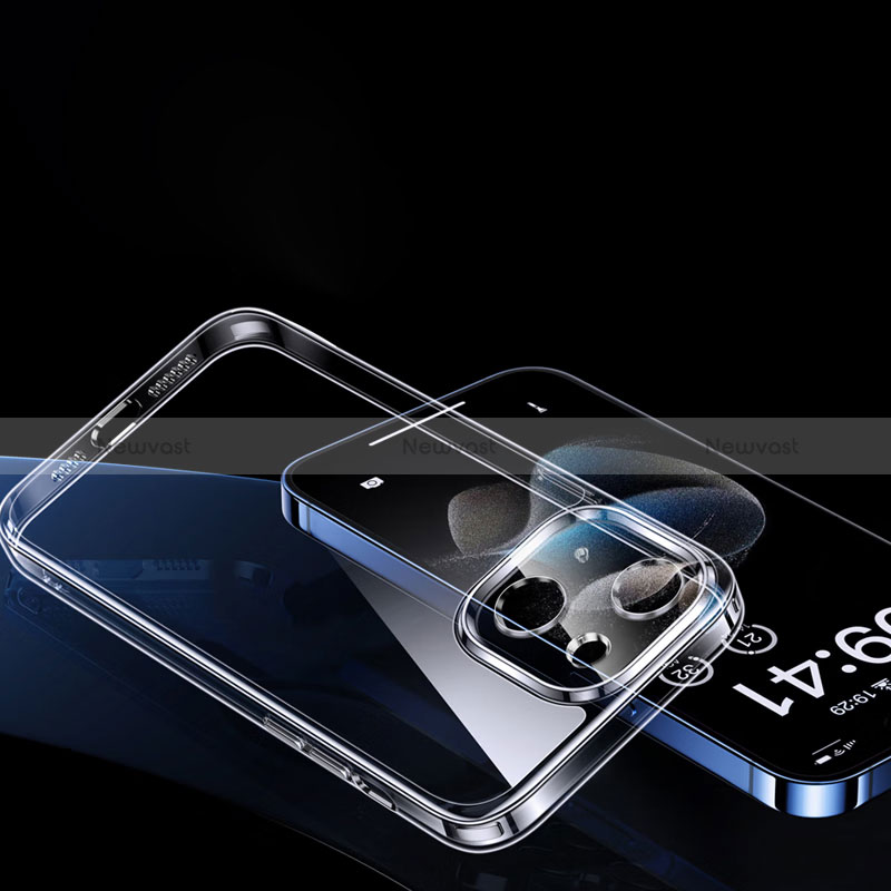 Ultra-thin Transparent TPU Soft Case N02 for Apple iPhone 14 Clear