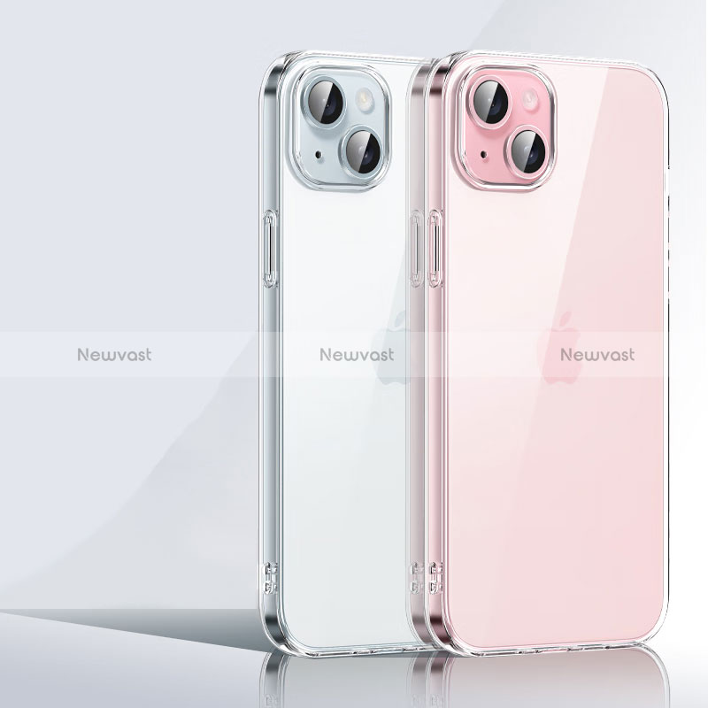 Ultra-thin Transparent TPU Soft Case N03 for Apple iPhone 15 Plus Clear