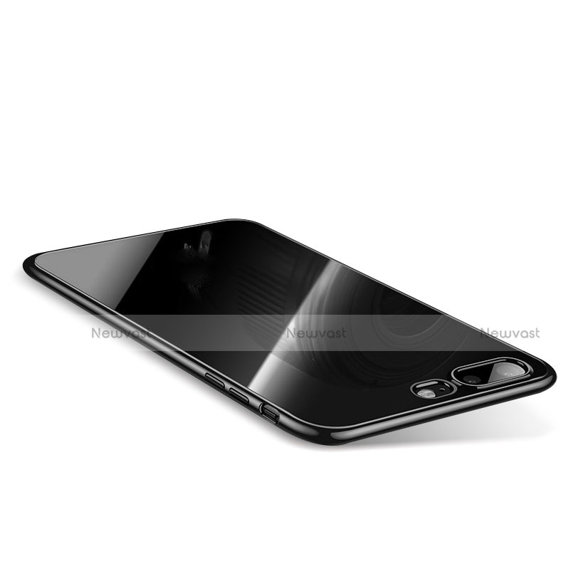 Ultra-thin Transparent TPU Soft Case Q01 for Apple iPhone 8 Plus Black
