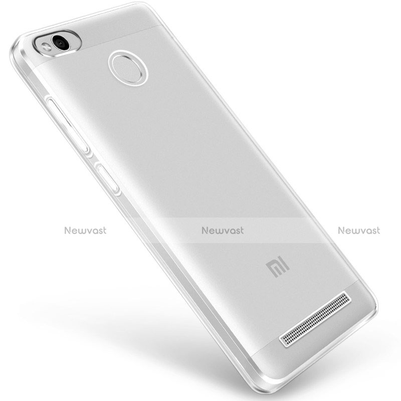 Ultra-thin Transparent TPU Soft Case Q01 for Xiaomi Redmi 3S Clear
