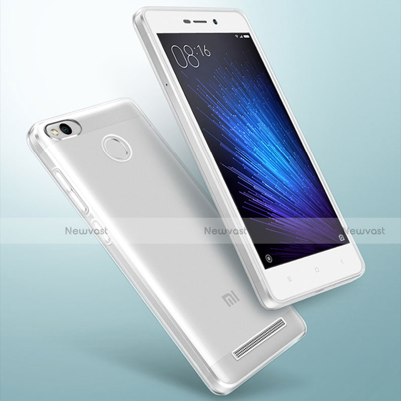 Ultra-thin Transparent TPU Soft Case Q01 for Xiaomi Redmi 3S Clear