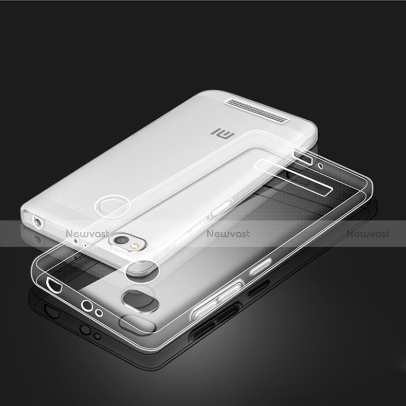 Ultra-thin Transparent TPU Soft Case Q01 for Xiaomi Redmi 3S Clear