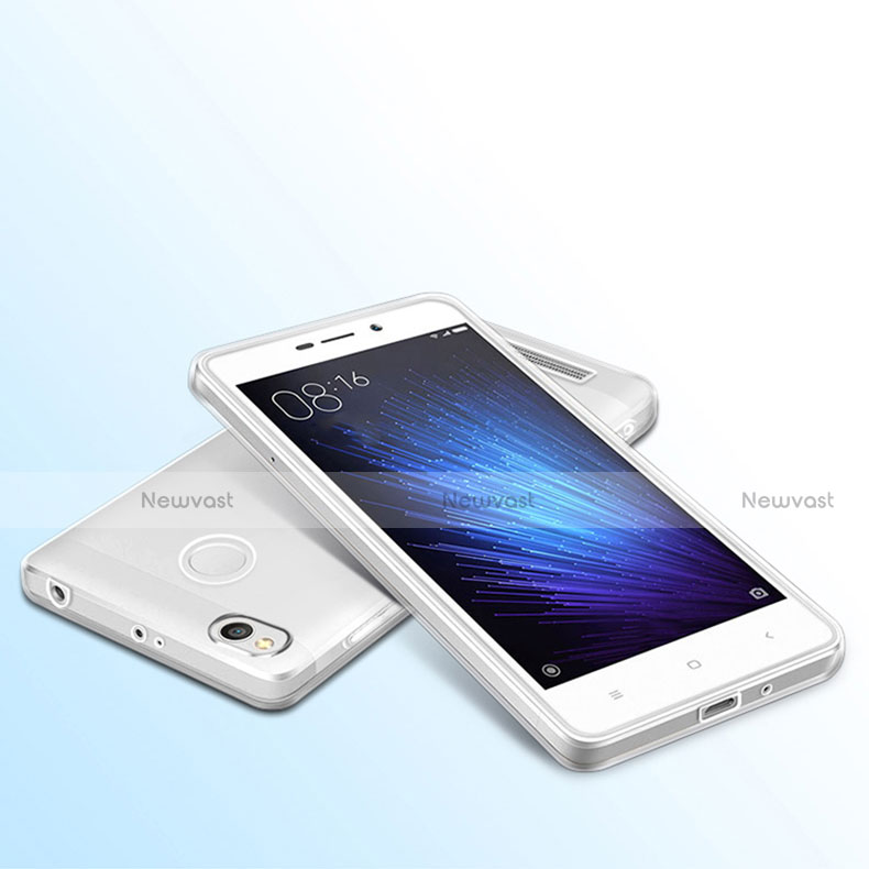 Ultra-thin Transparent TPU Soft Case Q01 for Xiaomi Redmi 3S Clear