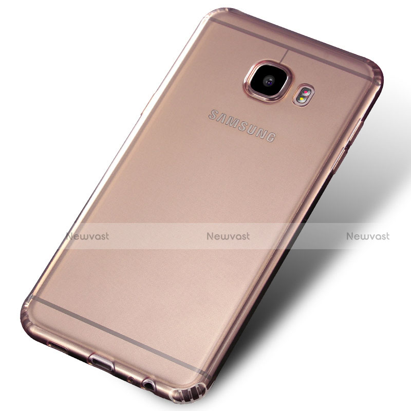 Ultra-thin Transparent TPU Soft Case Q02 for Samsung Galaxy C5 SM-C5000 Clear