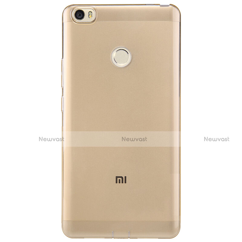 Ultra-thin Transparent TPU Soft Case Q02 for Xiaomi Mi Max Gold