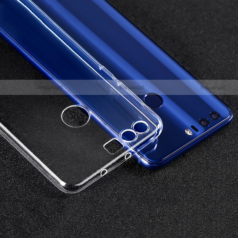 Ultra-thin Transparent TPU Soft Case R01 for Huawei Honor 8 Clear