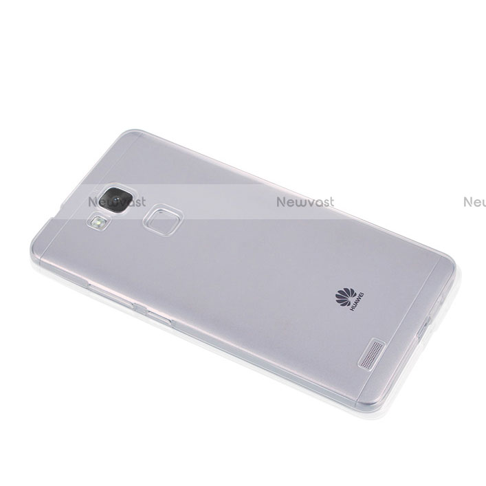 Ultra-thin Transparent TPU Soft Case R01 for Huawei Mate 7 Clear