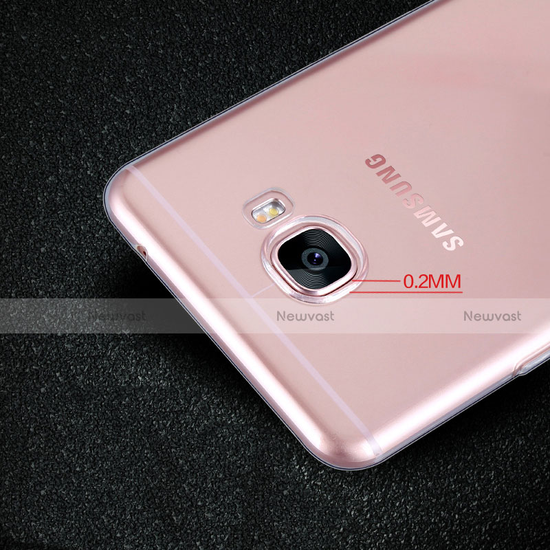 Ultra-thin Transparent TPU Soft Case R01 for Samsung Galaxy C5 SM-C5000 Clear