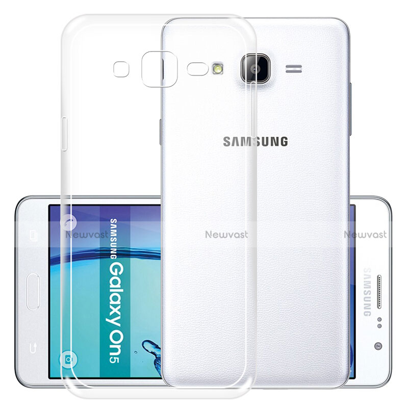 Ultra-thin Transparent TPU Soft Case R01 for Samsung Galaxy On5 Pro Clear