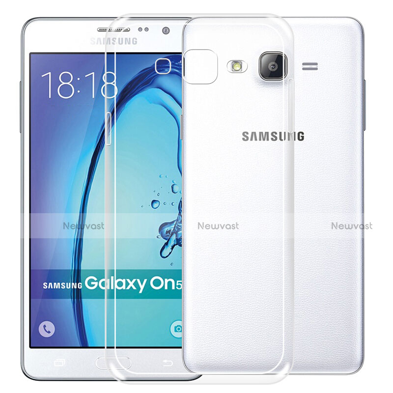 Ultra-thin Transparent TPU Soft Case R01 for Samsung Galaxy On5 Pro Clear