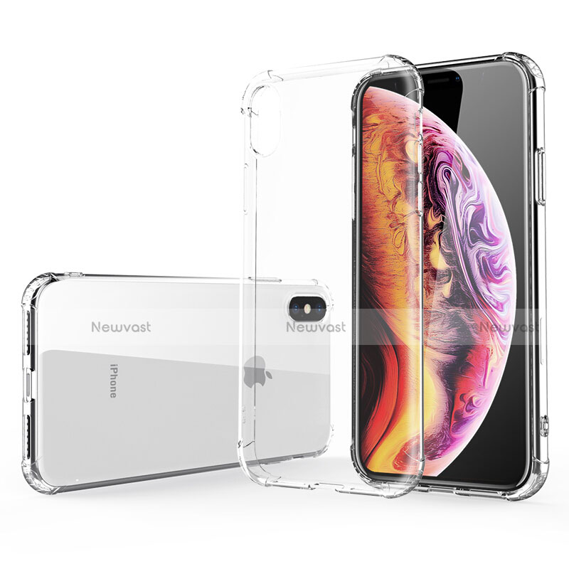 Ultra-thin Transparent TPU Soft Case R02 for Apple iPhone X Clear