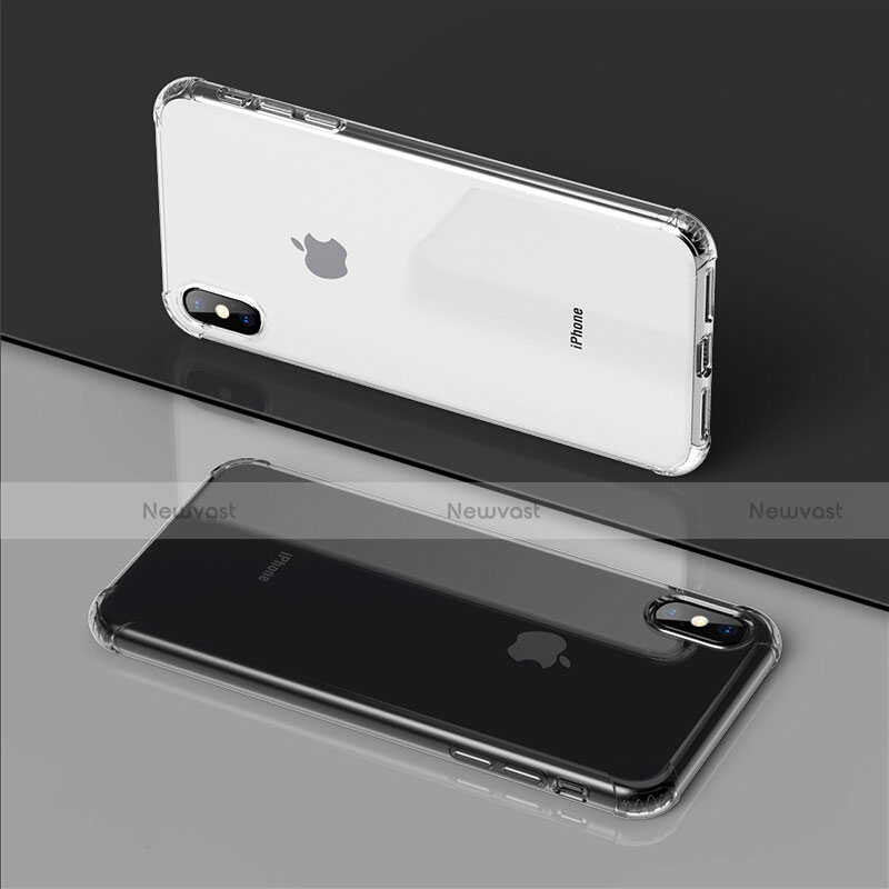 Ultra-thin Transparent TPU Soft Case R02 for Apple iPhone X Clear