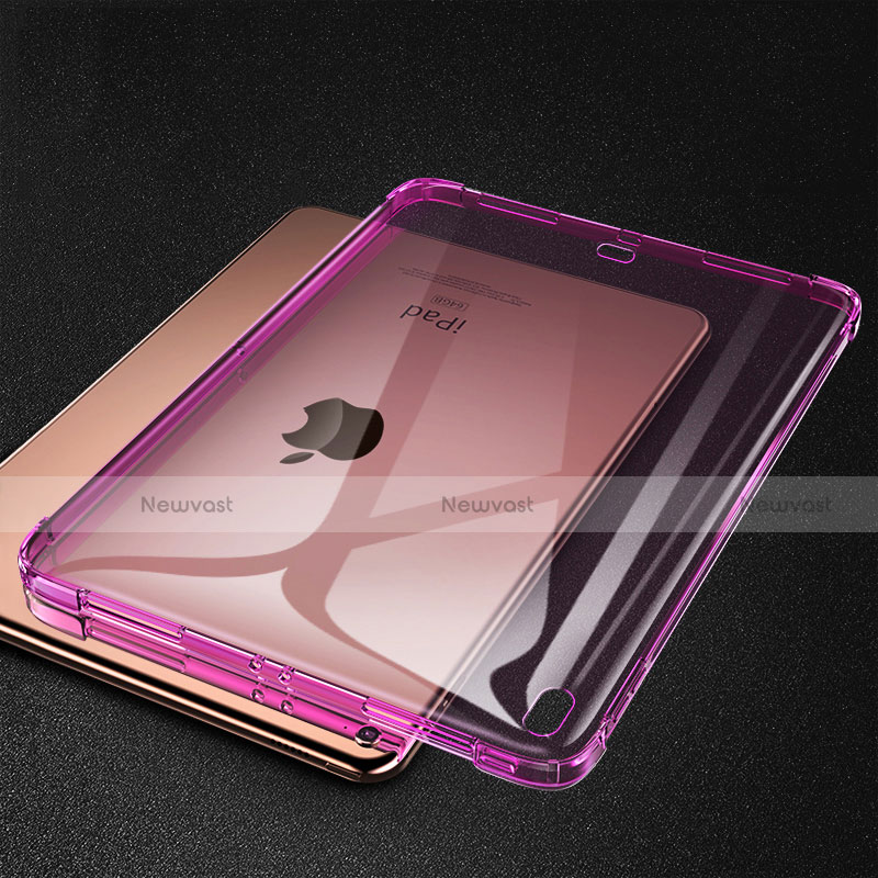 Ultra-thin Transparent TPU Soft Case S01 for Apple iPad Pro 11 (2018) Pink