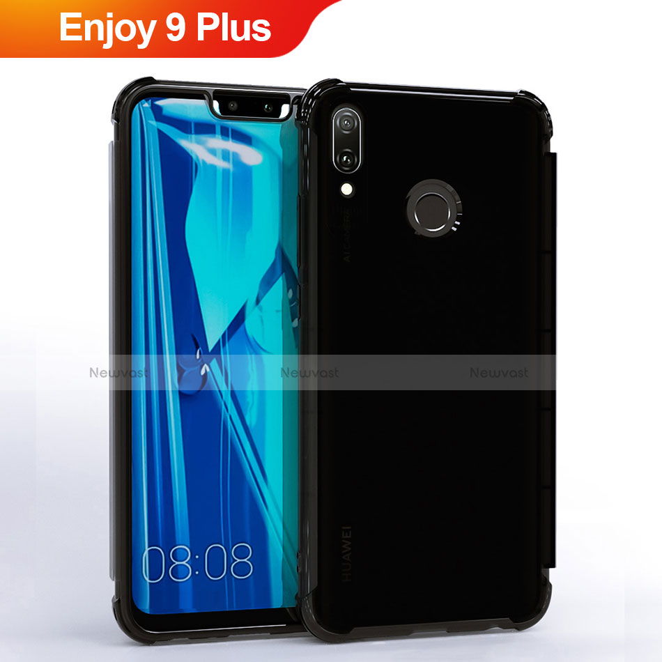 Ultra-thin Transparent TPU Soft Case S01 for Huawei Enjoy 9 Plus Black