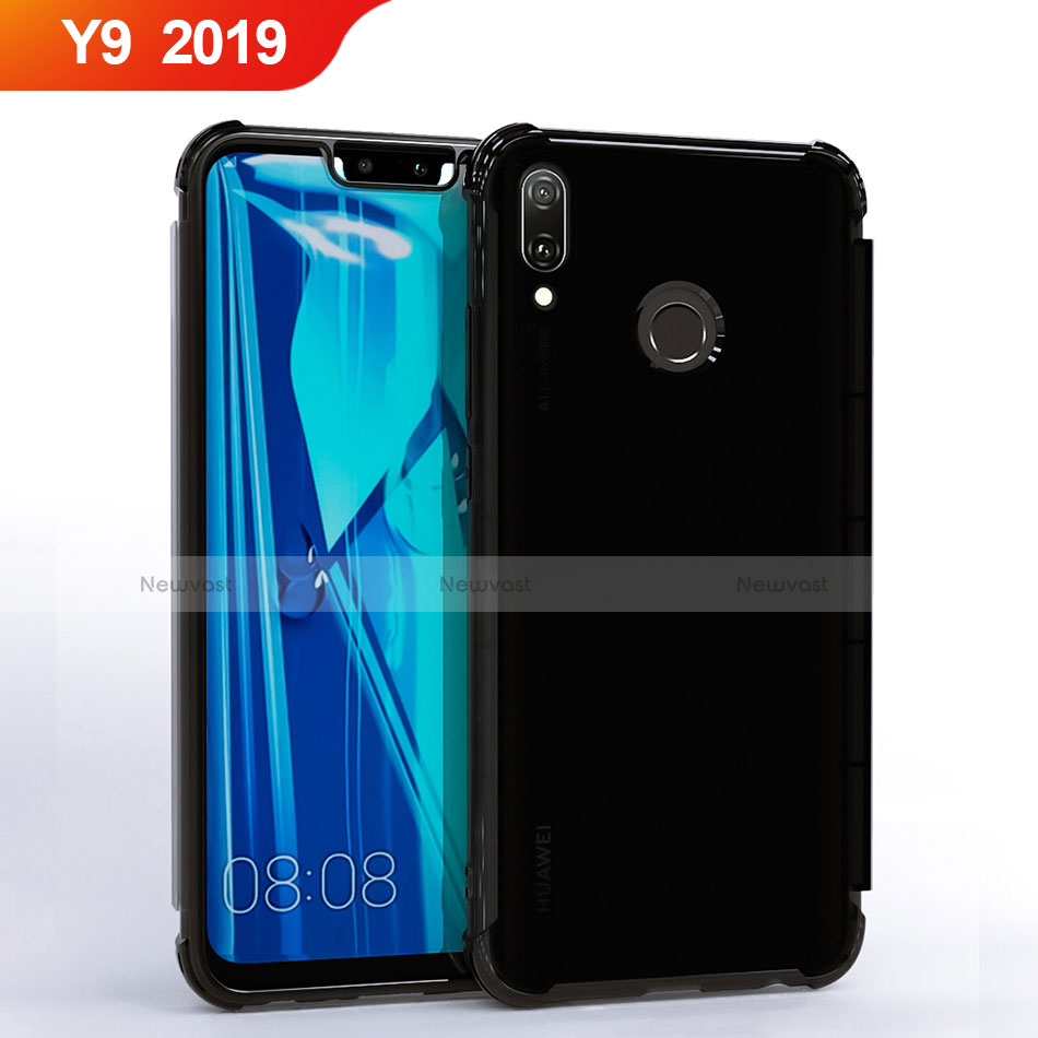 Ultra-thin Transparent TPU Soft Case S01 for Huawei Y9 (2019) Black