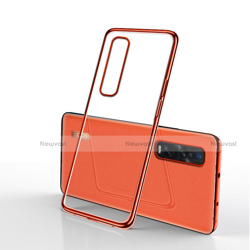 Ultra-thin Transparent TPU Soft Case S01 for Oppo Find X2 Pro