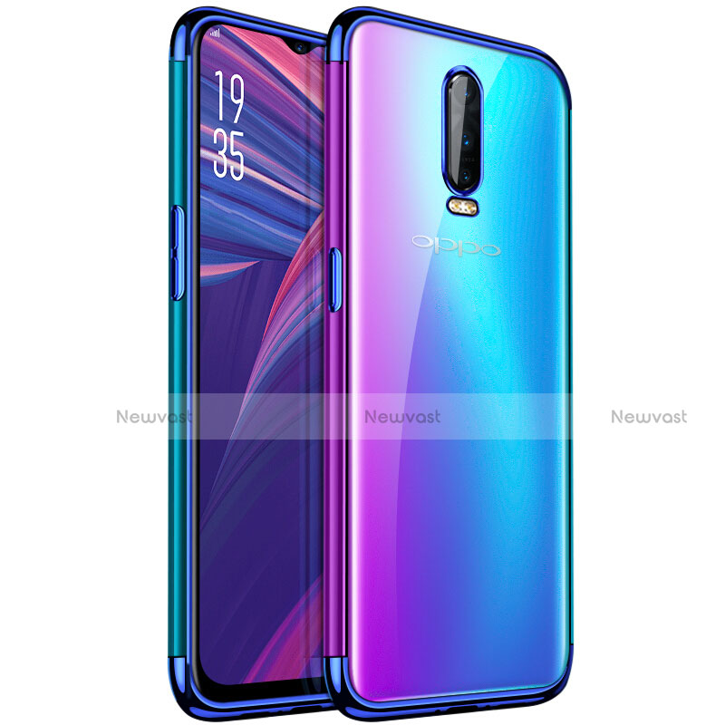 Ultra-thin Transparent TPU Soft Case S01 for Oppo R17 Pro Red