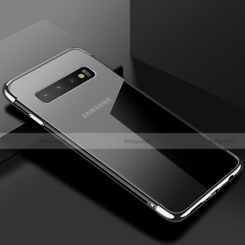 Ultra-thin Transparent TPU Soft Case S03 for Samsung Galaxy S10 Plus Silver