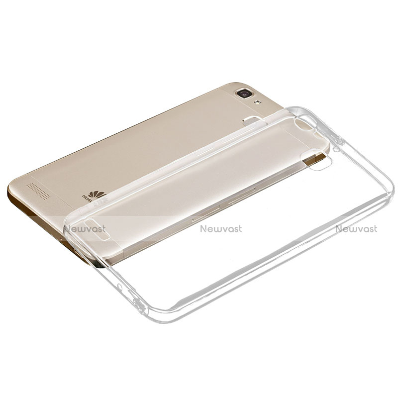 Ultra-thin Transparent TPU Soft Case T01 for Huawei G8 Mini Clear