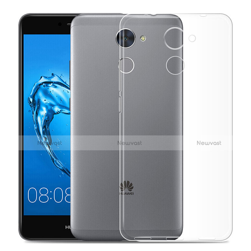 Ultra-thin Transparent TPU Soft Case T01 for Huawei Y7 Prime Clear
