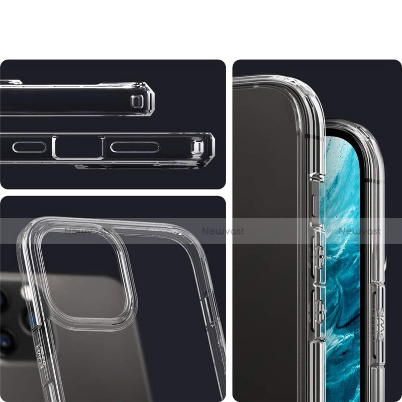 Ultra-thin Transparent TPU Soft Case T02 for Apple iPhone 12 Clear
