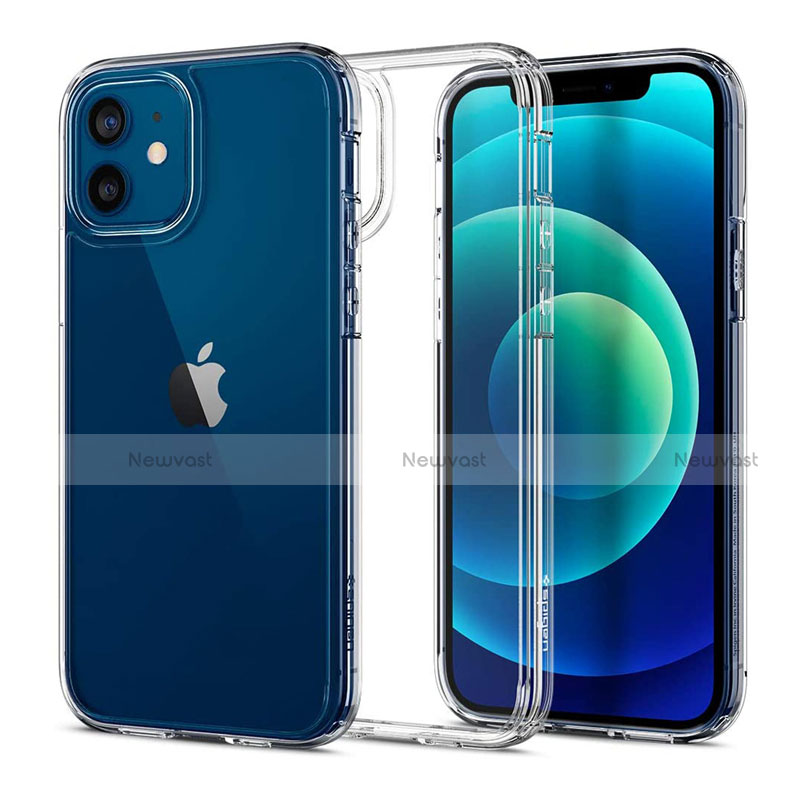 Ultra-thin Transparent TPU Soft Case T02 for Apple iPhone 12 Mini Clear