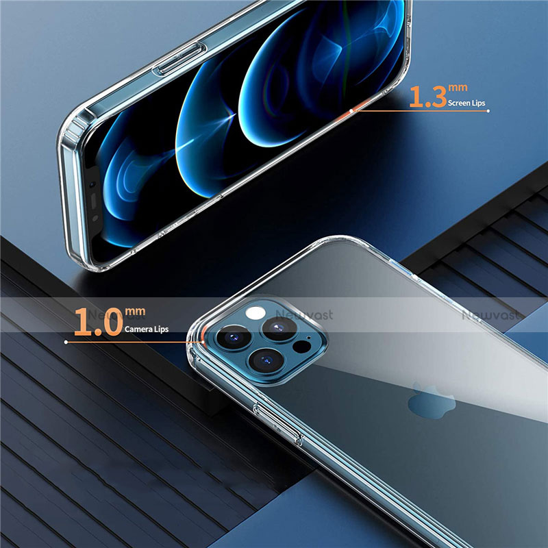 Ultra-thin Transparent TPU Soft Case T02 for Apple iPhone 12 Pro Clear