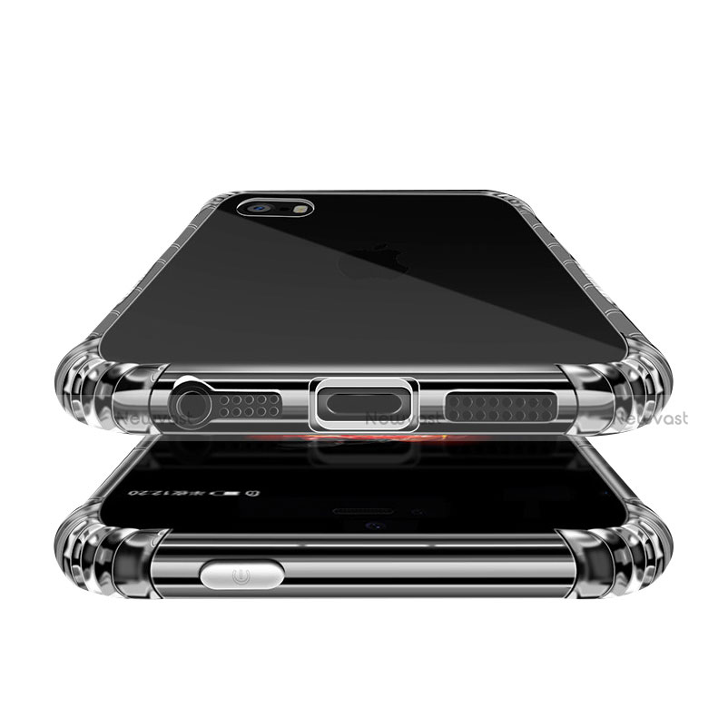 Ultra-thin Transparent TPU Soft Case T02 for Apple iPhone 5S Clear