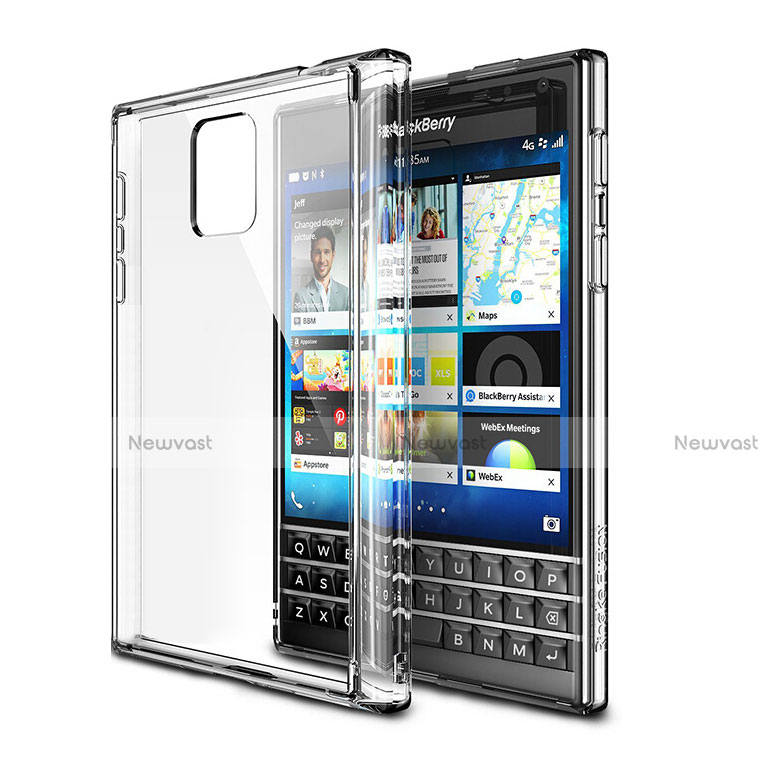 Ultra-thin Transparent TPU Soft Case T02 for Blackberry Passport Q30 Clear