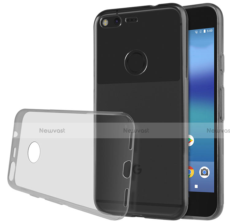 Ultra-thin Transparent TPU Soft Case T02 for Google Pixel Gray