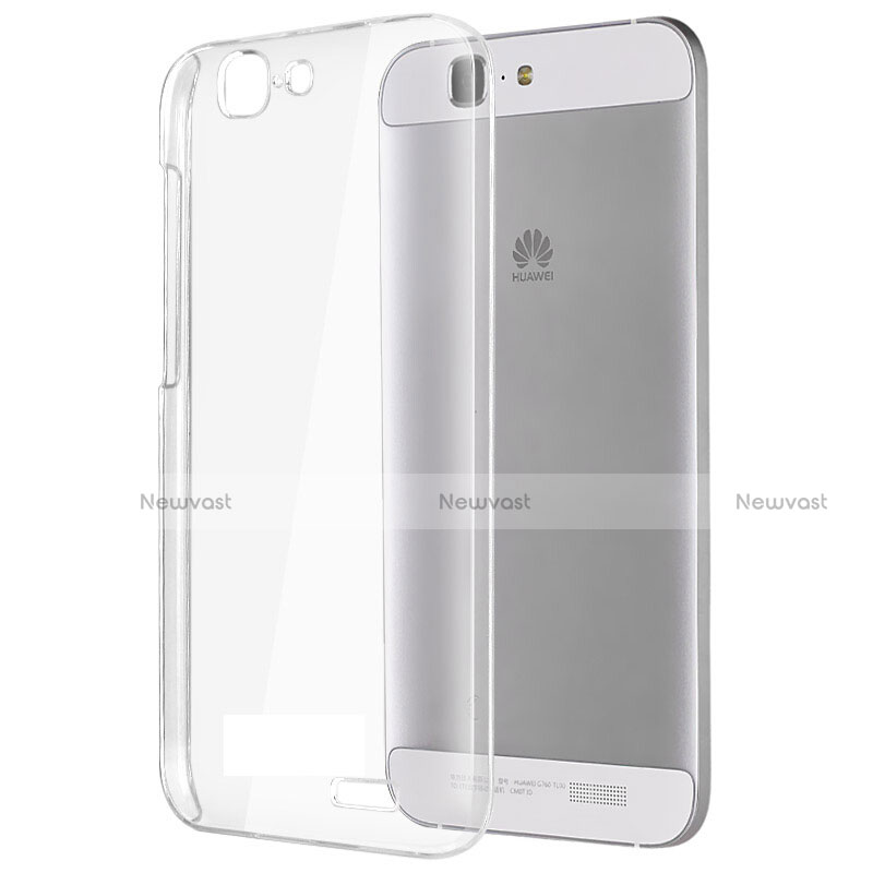Ultra-thin Transparent TPU Soft Case T02 for Huawei Ascend G7 Clear