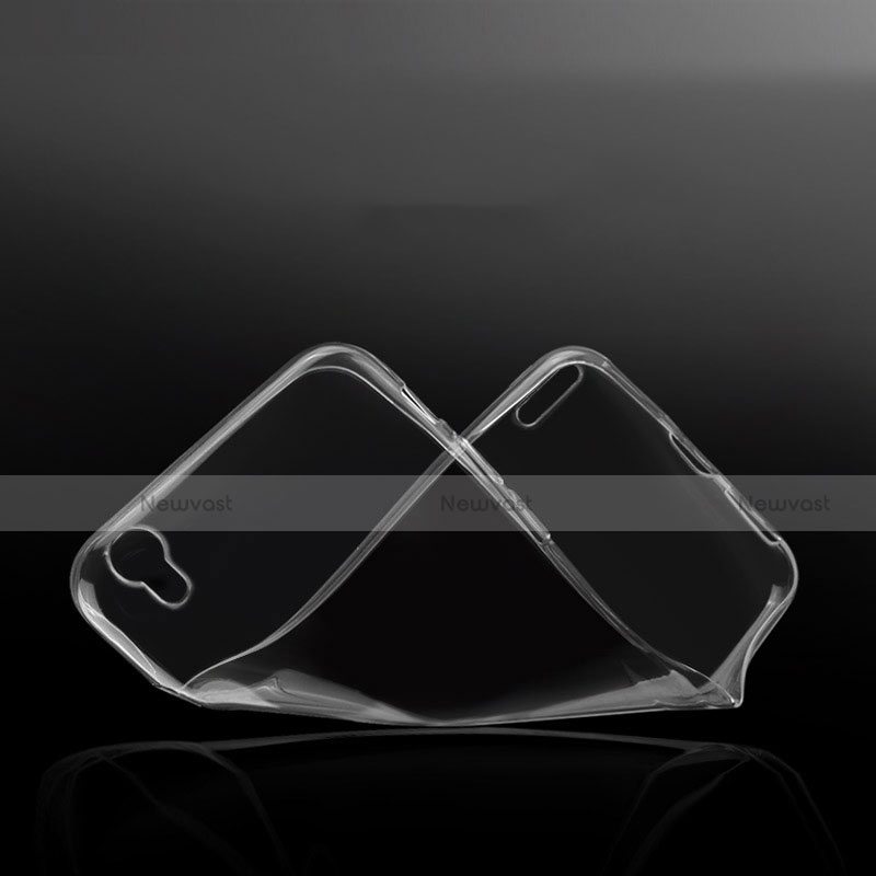 Ultra-thin Transparent TPU Soft Case T02 for Huawei Ascend P7 Clear