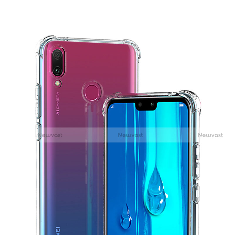 Ultra-thin Transparent TPU Soft Case T02 for Huawei Enjoy 9 Plus Clear