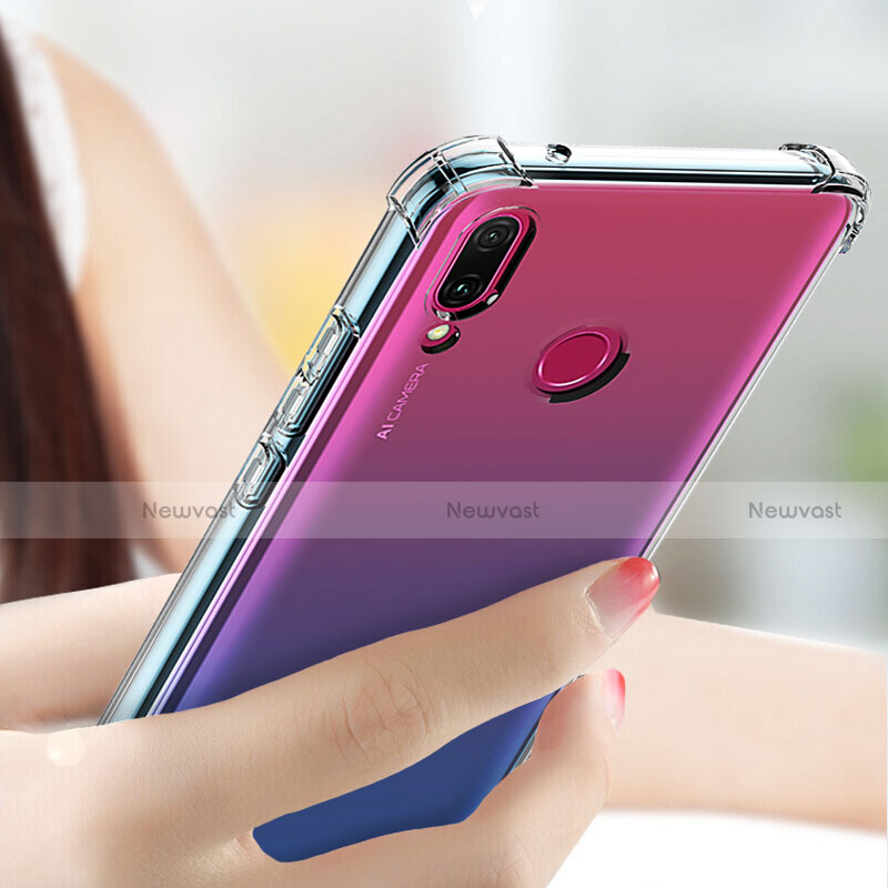 Ultra-thin Transparent TPU Soft Case T02 for Huawei Enjoy 9 Plus Clear