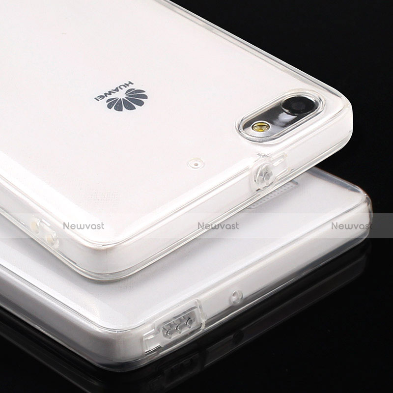 Ultra-thin Transparent TPU Soft Case T02 for Huawei G Play Mini Clear