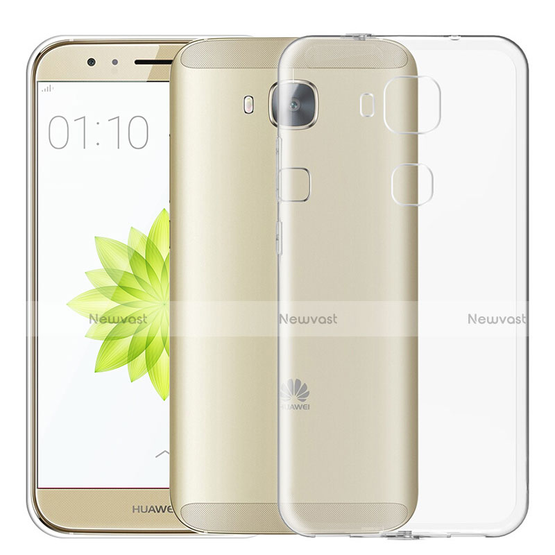 Ultra-thin Transparent TPU Soft Case T02 for Huawei G7 Plus Clear