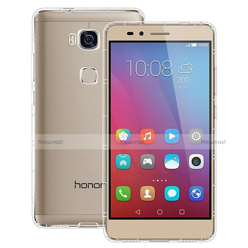 Ultra-thin Transparent TPU Soft Case T02 for Huawei GR5 Clear