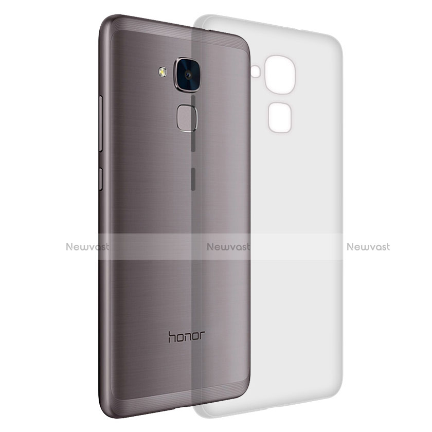 Ultra-thin Transparent TPU Soft Case T02 for Huawei GR5 Mini Gray