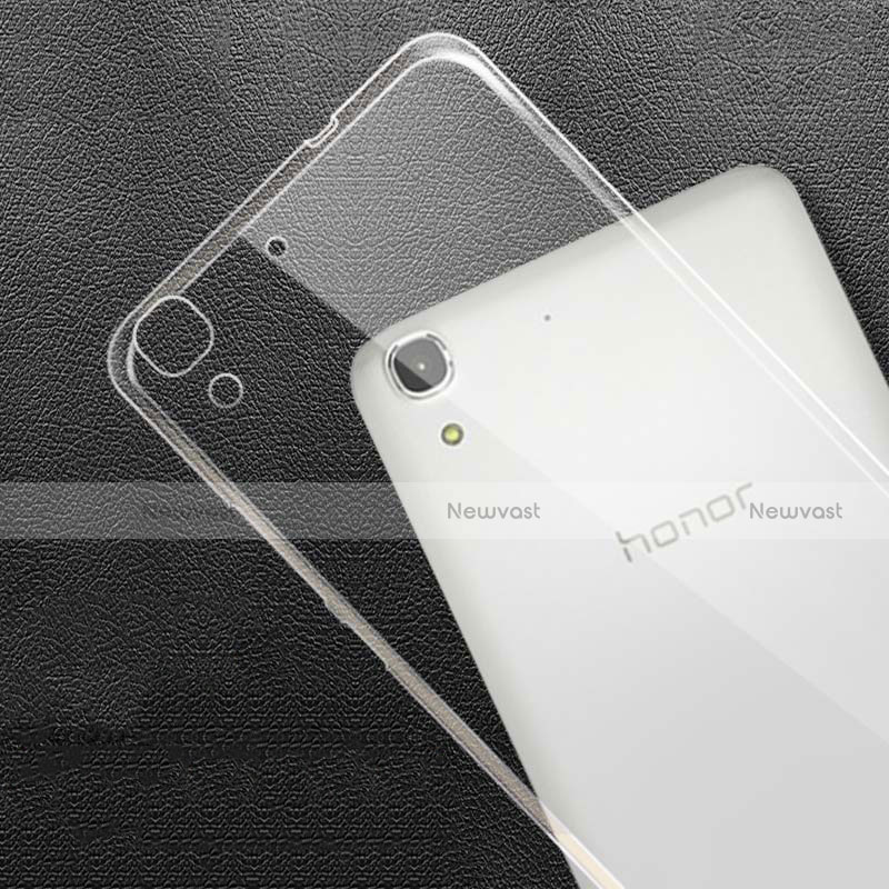 Ultra-thin Transparent TPU Soft Case T02 for Huawei Honor 4A Clear
