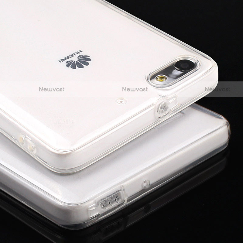 Ultra-thin Transparent TPU Soft Case T02 for Huawei Honor 4C Clear