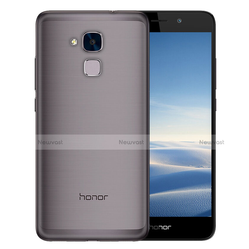 Ultra-thin Transparent TPU Soft Case T02 for Huawei Honor 5C Gray